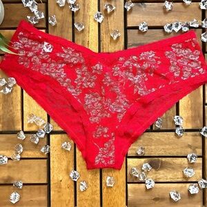 Pink Victoria’s Secret Leopard print Panty